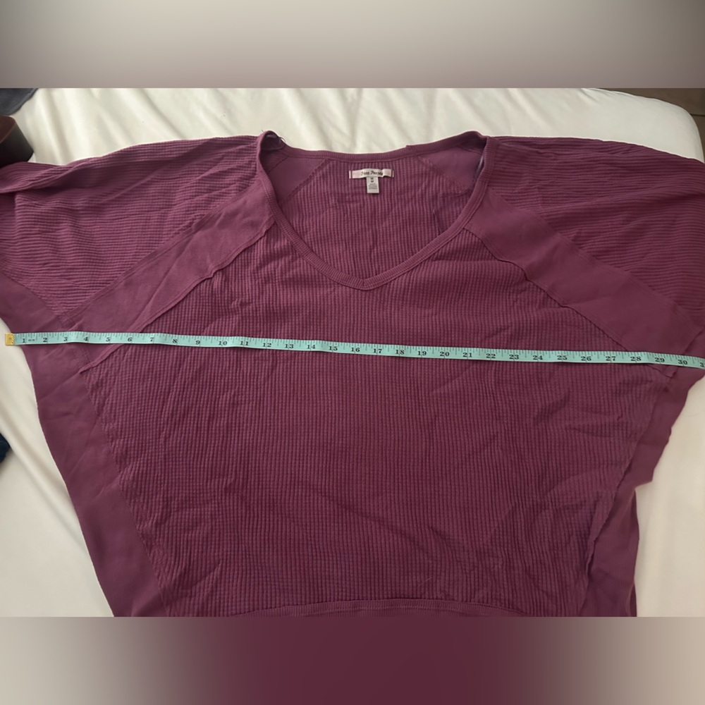 Free People Santa Clara Mulberry Thermal Top| NWT. - Picture 8 of 8